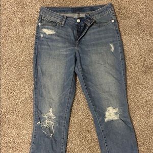 Lucky Brand Ripped Skinny Jeans